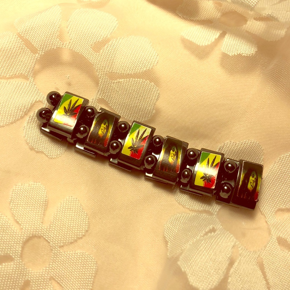 Bob Marley weed bracelet